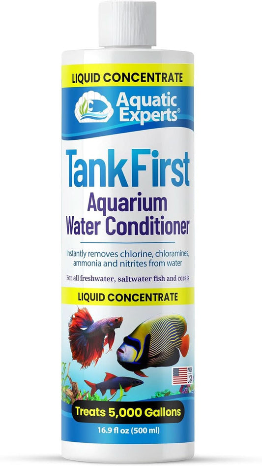 Tankfirst Complete Aquarium Water Conditioner - Advanced Formula for Instant Removal of Chlorine, Chloramines, and Ammonia Detoxification (Concentrate, 500 ml)