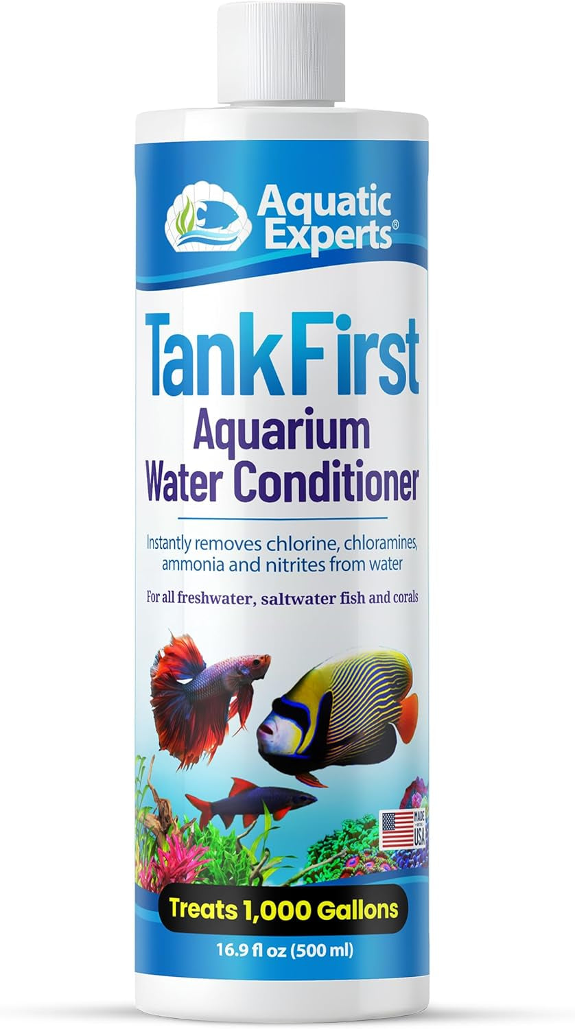 Tankfirst Complete Aquarium Water Conditioner - Effective Removal of Chlorine, Chloramines, and Ammonia Detoxification for Aquatic Environments (Regular, 500 mL)