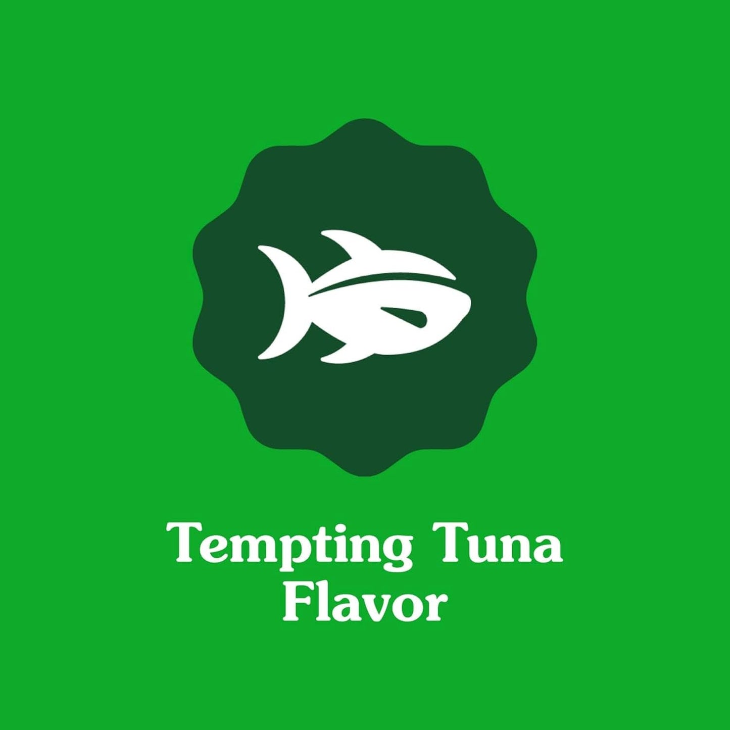 Feline Adult Dental Treats with Tempting Tuna Flavor, 9.75 Oz Tub