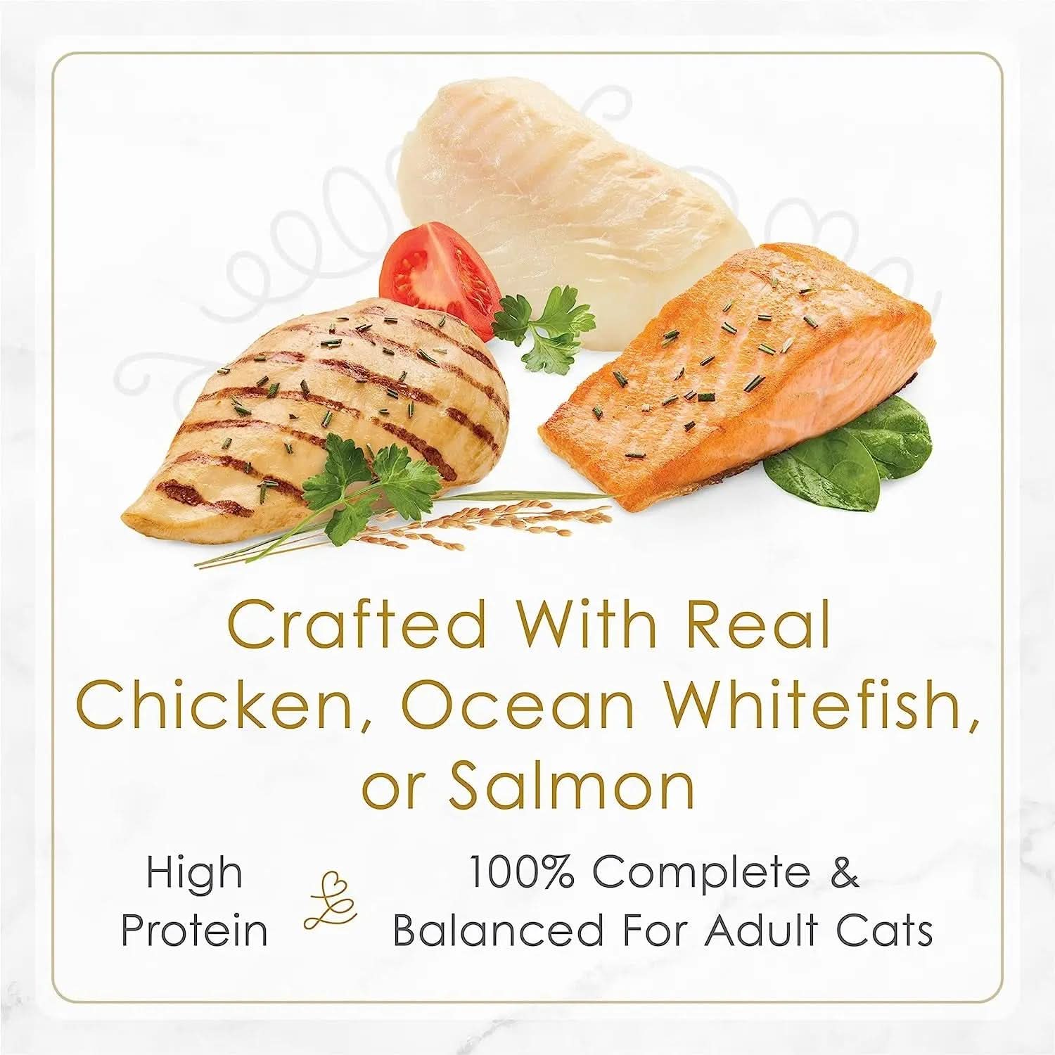 Purina  Gourmet Wet Cat Food Variety Pack, Petites Gravy Collection, Break-Apart Tubs, 48 Servings (24 Pack, 2.8 Oz. Tubs)