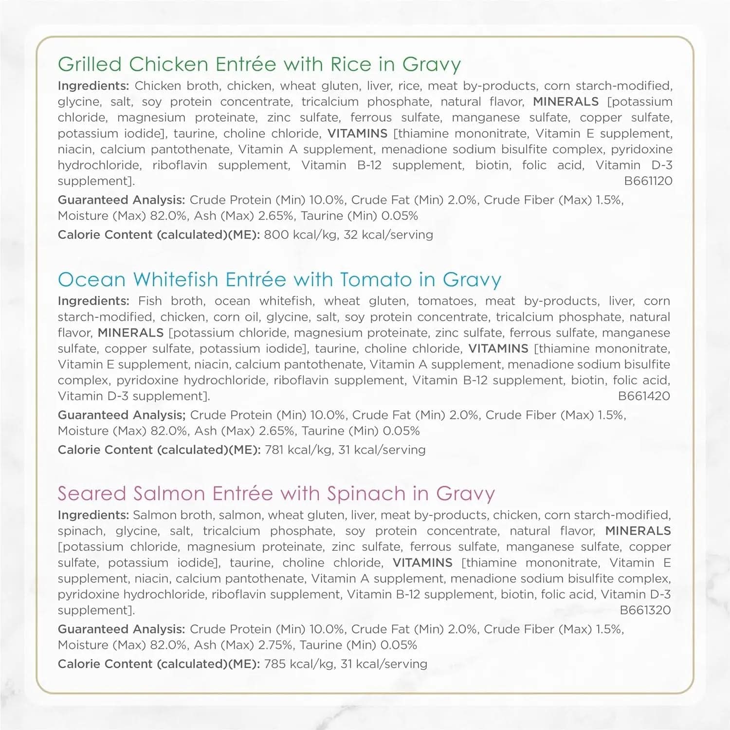 Purina  Gourmet Wet Cat Food Variety Pack, Petites Gravy Collection, Break-Apart Tubs, 48 Servings (24 Pack, 2.8 Oz. Tubs)