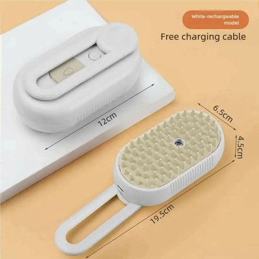 Cat Steam Brush, 2025 New Pet Steam Grooming Comb, 3 in 1 Cat Steam Brush, Suitable for Cats and Dogs Pet Steam Brush Dog Steam Brush Fur Removal Tool