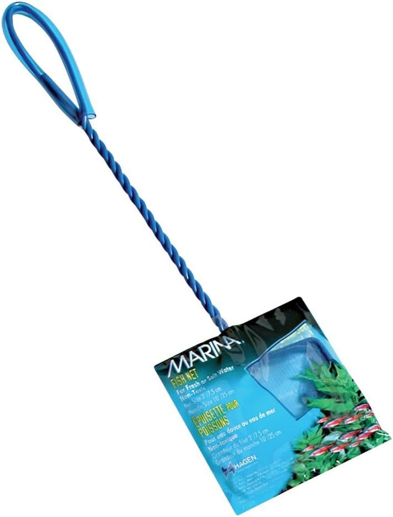 Blue Nylon Net with Handle for Aquarium Maintenance