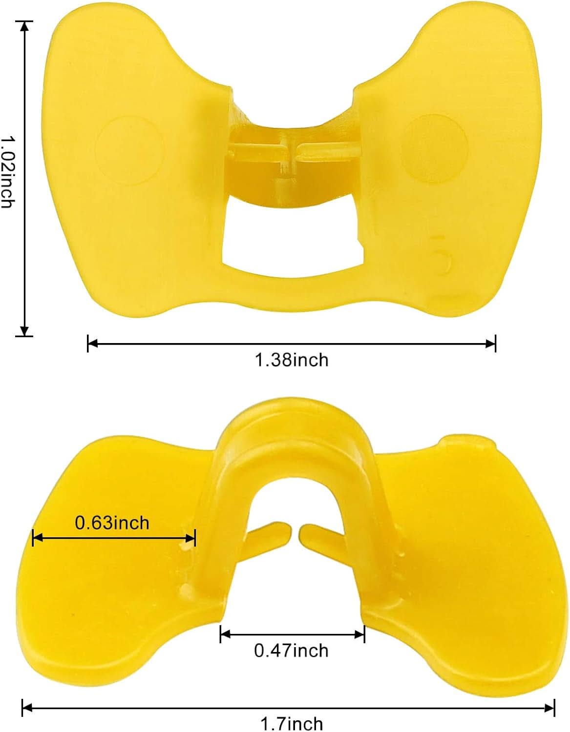 101-Piece Pinless Poultry Blinders Set with Pliers for Chickens and Pheasants