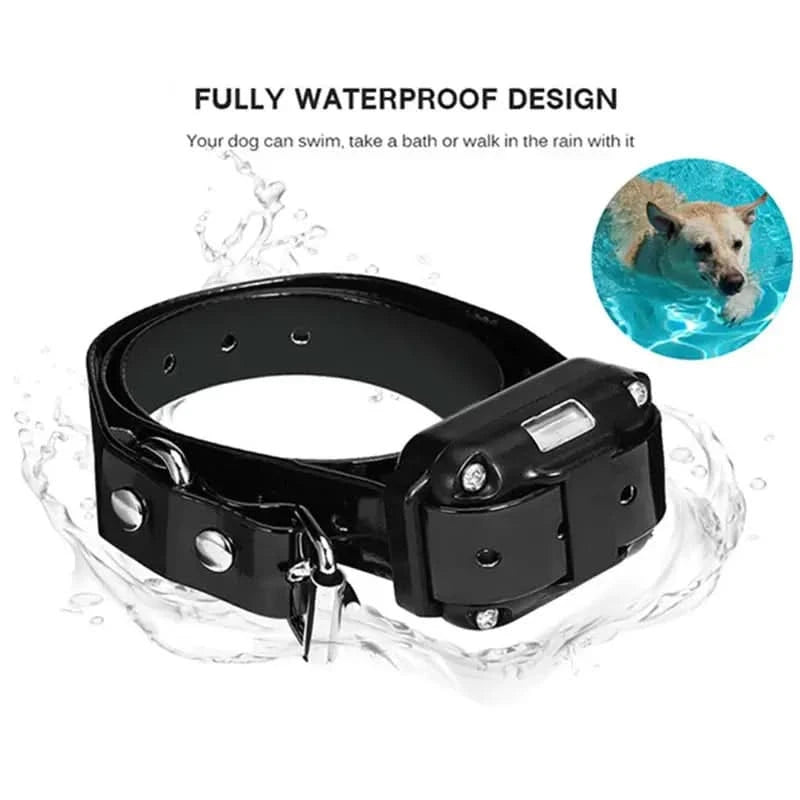Electric Dog Training Collar Waterproof Dog Bark Collar Pet With Stone's Store