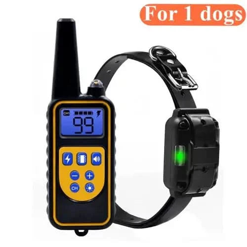 Electric Dog Training Collar Waterproof Dog Bark Collar Pet With Stone's Store