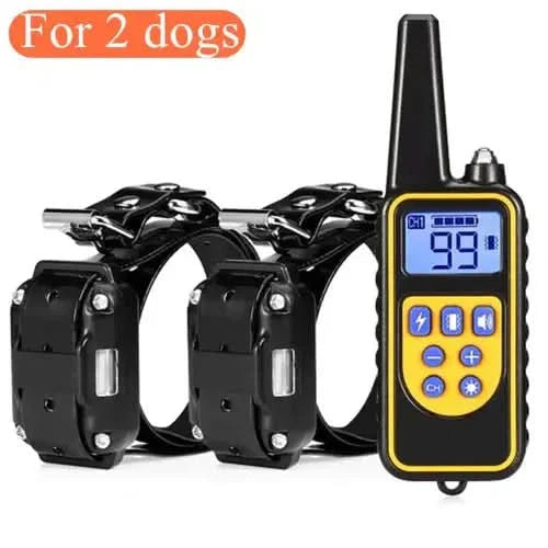 Electric Dog Training Collar Waterproof Dog Bark Collar Pet With Stone's Store