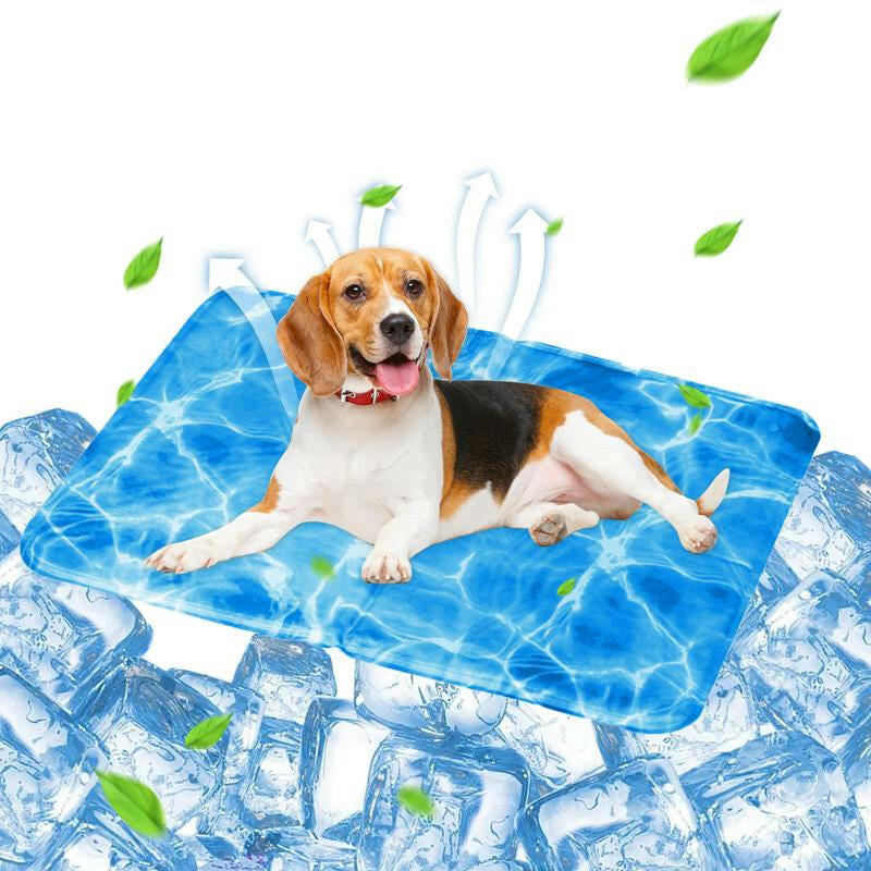 2025 Summer Pet Cooling Pad - Eco-Friendly Large Dog & Cat Cooling Mat for Beds, Crates & Outdoor Use | Portable, Waterproof, Non-Shedding & Durable for Travel, Camping & Hot Days
