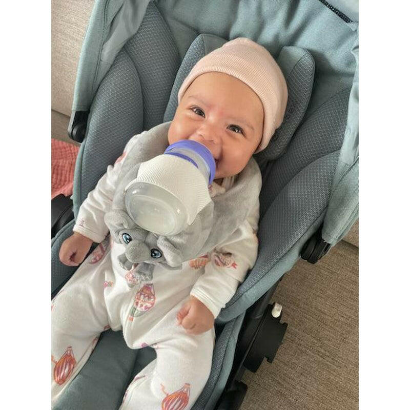 Elephant Fuzzy Feeder Baby Bottle Holder