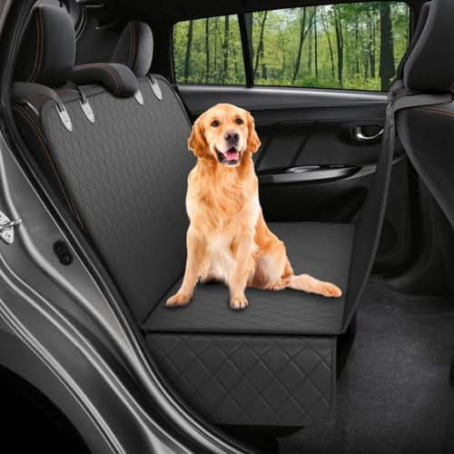Dog Car Seat Cover View Mesh Pet Carrier Hammock Safety Protector Car - Pets Best shop