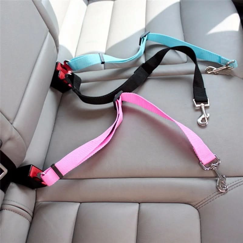 Adjustable Pet Cat Dog Car Seat Belt Pet Seat Vehicle Dog Harness Lead - Pets Best shop