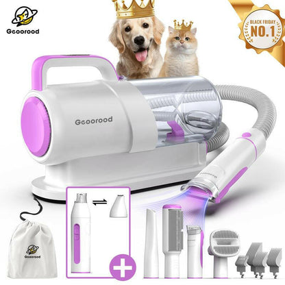 Geoorood Dog Grooming Vacuum Kit with 13000Pa Suction Power & 2.2L Dust Collection for Furry Animal Cleaning #Tiktokshopbacktoschool