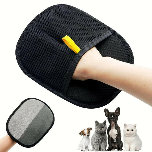 Gloves for Removing Pet Hair and Fluff - Featuring a Dual Brush Design, Specifically Designed for Cleaning Cat Hair, Reusable, Enhancing Comfort and Cleanliness in Your Home