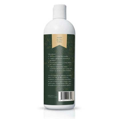 5-in-1 Dog Shampoo for Sensitive Skin – Cleansing, Conditioning, Deodorizing, Moisturizing, and Detangling with Coconut, Oatmeal, and Aloe – 16 Fl Oz