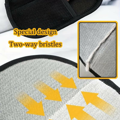 Gloves for Removing Pet Hair and Fluff - Featuring a Dual Brush Design, Specifically Designed for Cleaning Cat Hair, Reusable, Enhancing Comfort and Cleanliness in Your Home