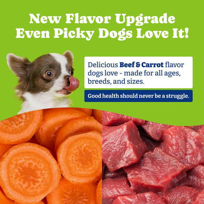 Flea & Tick Prevention for Dogs Chewables, Yoyobay Natural Dog Fleas and Ticks Control Supplement, Dogs Supplement, Natural Shield 5-In-1 Protection, Beef & Carrot Flavor, 70 Soft Chews