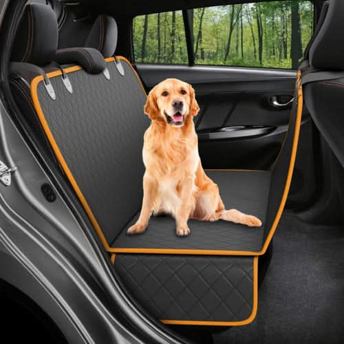 Dog Car Seat Cover View Mesh Pet Carrier Hammock Safety Protector Car - Pets Best shop