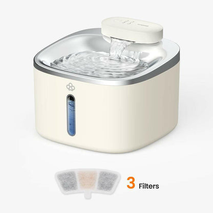 Oneisall Wireless & Stainless Steel Cat Water Fountain, 3.5L/118Oz Automatic Cat Water Fountain,304 Stainless Steel,Cordless & Rechargeable with Motion Sensor and Low Noise