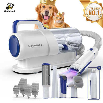 Geoorood Dog Grooming Vacuum Kit with 13000Pa Suction Power & 2.2L Dust Collection for Furry Animal Cleaning #Tiktokshopbacktoschool