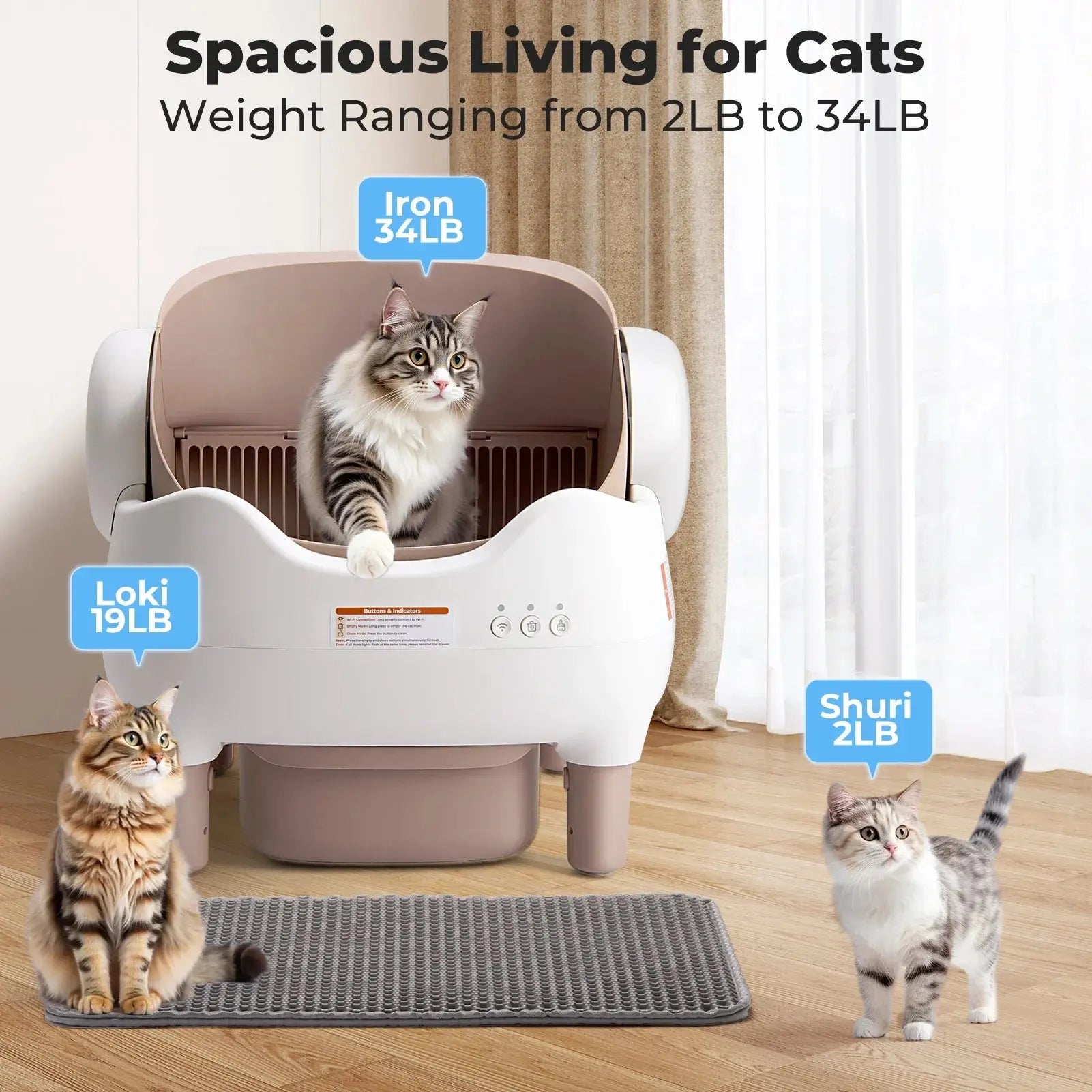 Automatic Self Cleaning Litter Box Big Save Store