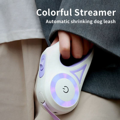 Dog Leash Retractable Leash And Dog Collar Spotlight Automatic Pet Dog - Pets Best shop