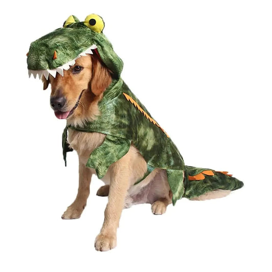 Alligator Dog Costume Dog Halloween Costume Dog Crocodile Costume Hoodie Coats Pets Jumpsuits Halloween Cosplay Dog Costume for Small Medium Large Dogs Christmas Special Events Photo Props - Pets Best shop