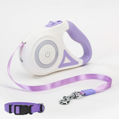 Dog Leash Retractable Leash And Dog Collar Spotlight Automatic Pet Dog - Pets Best shop
