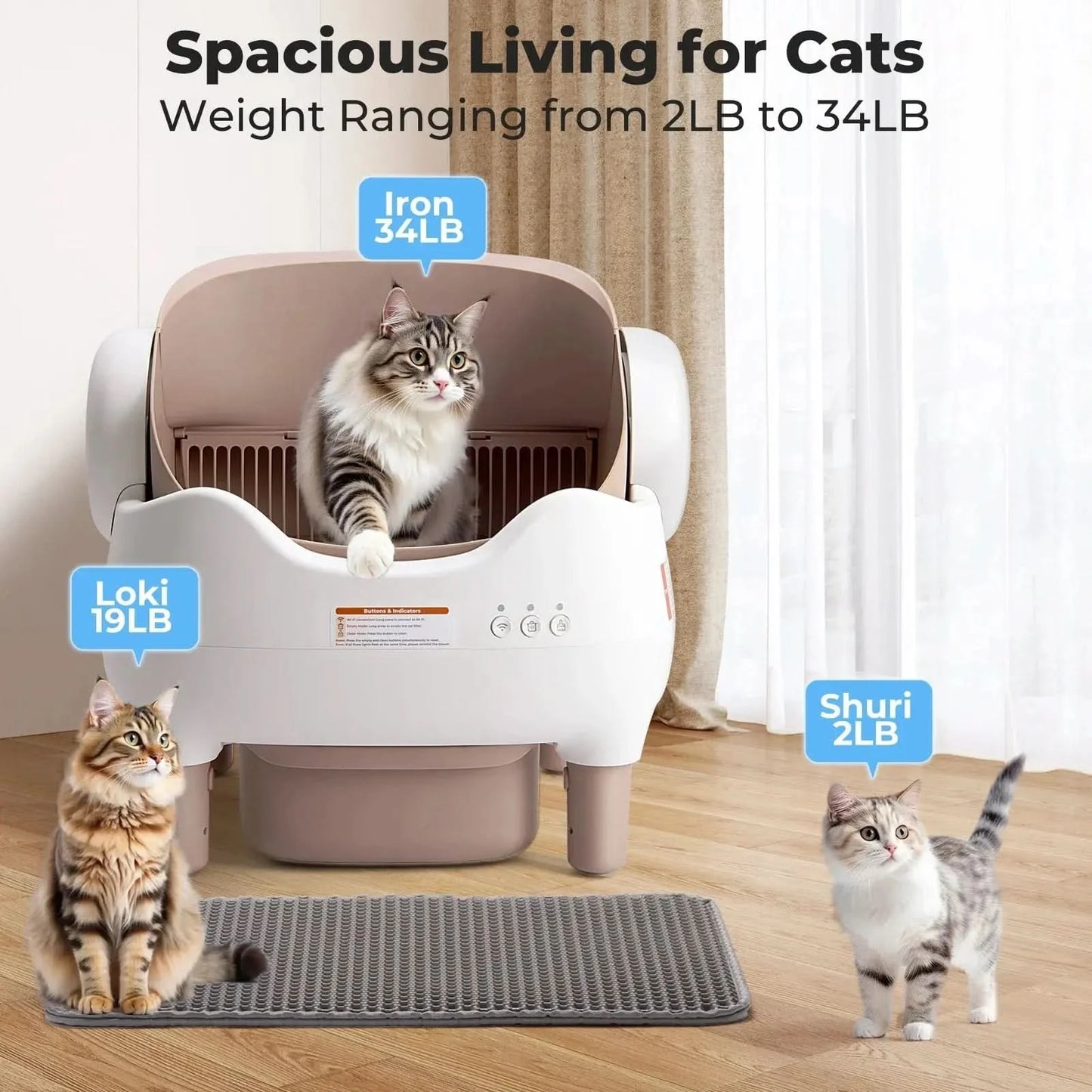 Automatic Self Cleaning Litter Box Big Save Store