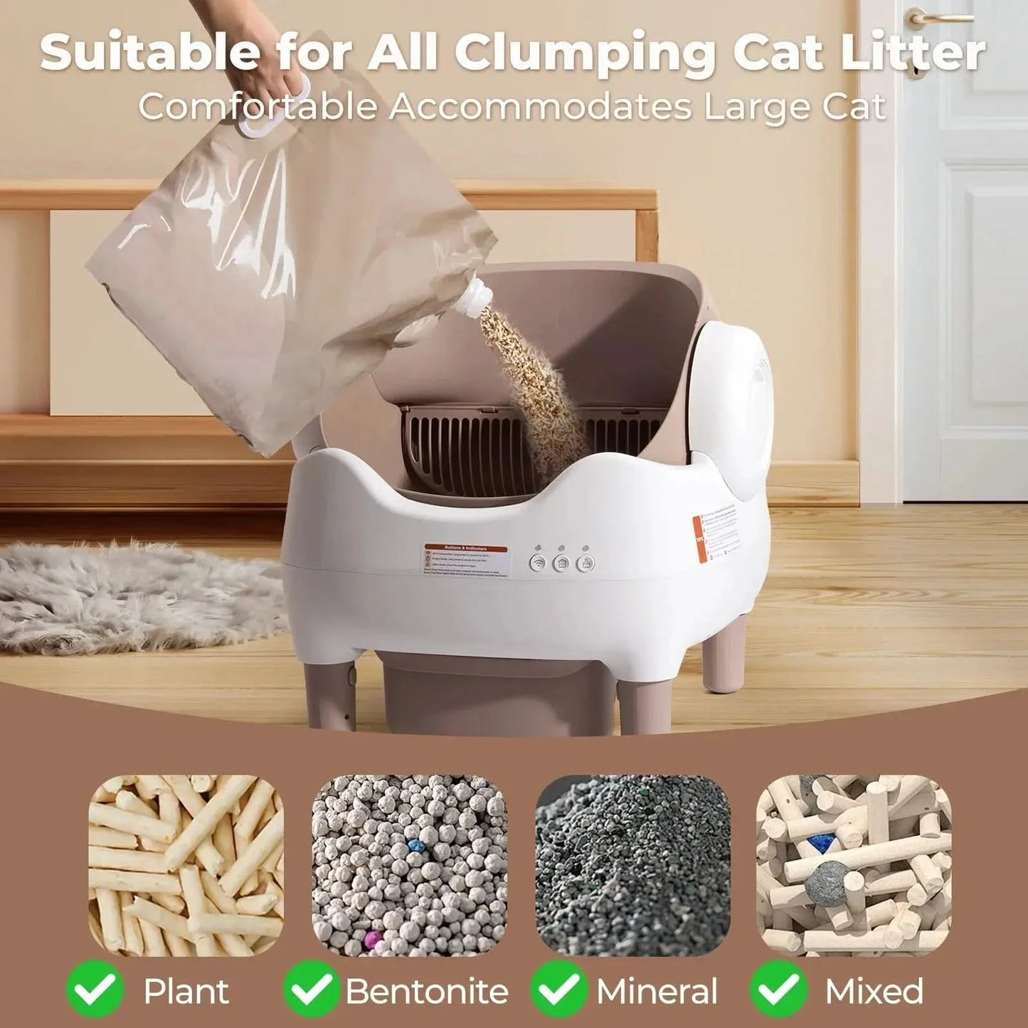 Automatic Self Cleaning Litter Box Big Save Store