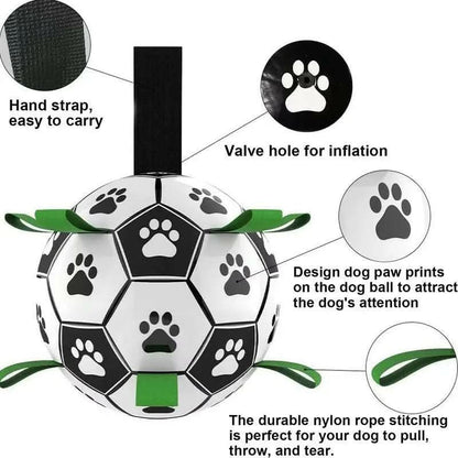 Balls, Soccer Ball Outdoor and Indoor, Herding Ball Dogs，Durable Balls Medium and Larger Size, Puppy Birthday Gifts, Tug Interactive Giant Tennis Ball Pet Product Tool Smart Interactive Cat Ball Smart Pet Keep Pet Chew Dog Toy Record Second