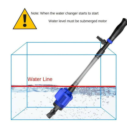 Water Change Sand Washerelectric Suction Deviceautomatic Pumpingsucking Fish Fecescleaning Aquarium Tools