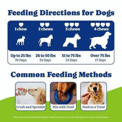 Flea & Tick Prevention for Dogs Chewables, Yoyobay Natural Dog Fleas and Ticks Control Supplement, Dogs Supplement, Natural Shield 5-In-1 Protection, Beef & Carrot Flavor, 70 Soft Chews