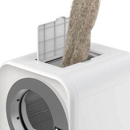 Furrbby Automatic Cat Litter Box, Self Cleaning Litterbox for Multiple Cats, with Safety Protection, App Control, Odor-Control, Liners Includes