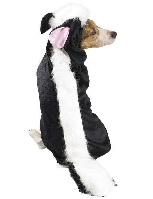 Halloween Dog Skunk Costume Funny Cute Halloween Clothes for Pet Dogs (Black S) - Pets Best shop