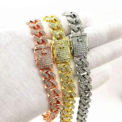 Diamond Cuban Link Pet Collar Hoopreety Store