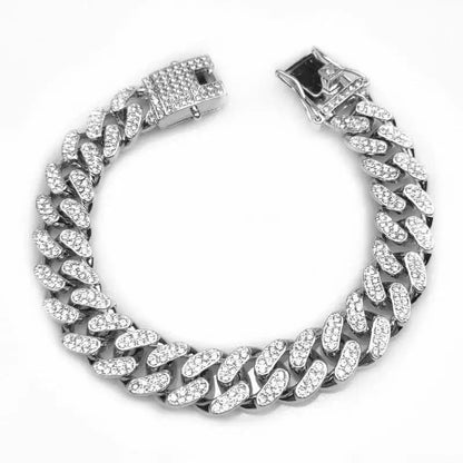 Diamond Cuban Link Pet Collar Hoopreety Store