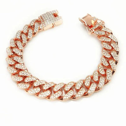 Diamond Cuban Link Pet Collar Hoopreety Store