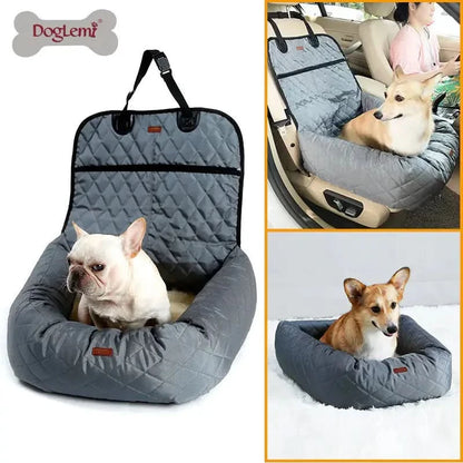 New Multifunctional Pet Car Bed with Thick Cushion My Store
