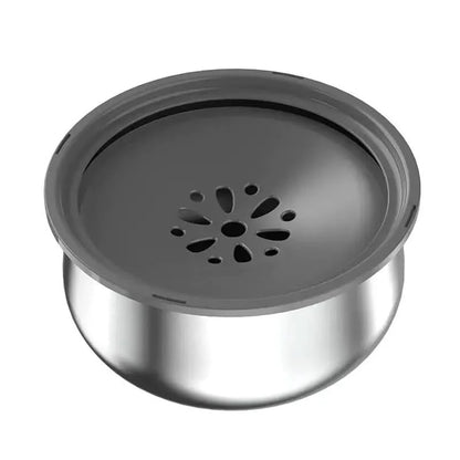 Stainless Steel Large Pet Water Bowl with Splash Guard My Store