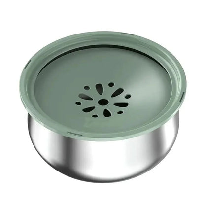 Stainless Steel Large Pet Water Bowl with Splash Guard My Store