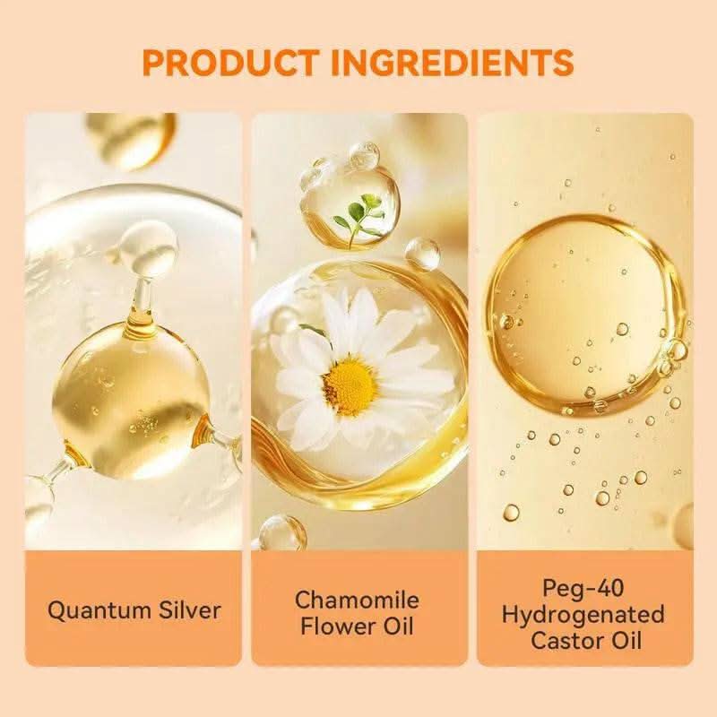Puainta Ear Cleaner 30Ml Dog Ear Infection Treatment, Quantum Silver Ear Drops for Dogs Ear Infection Ear Mites Treatment for Cats Dogs Itchy