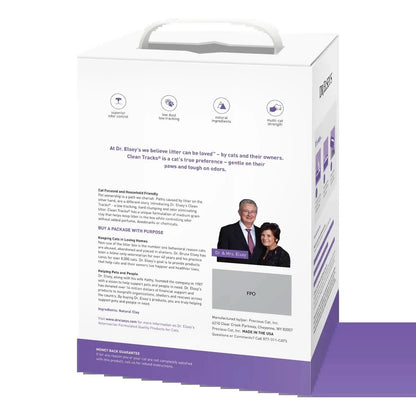 Clean Tracks Clumping Clay Cat Litter Unscented, 20 Lb Box