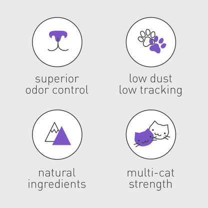 Clean Tracks Clumping Clay Cat Litter Unscented, 20 Lb Box