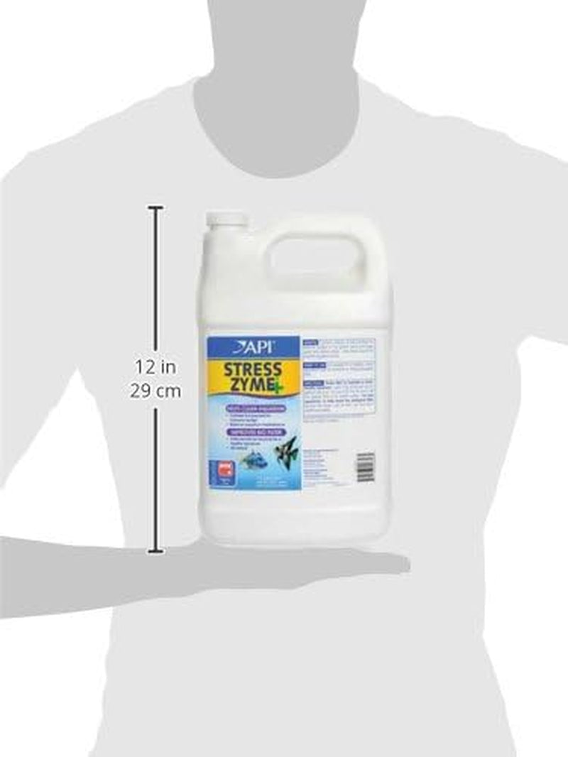 Stress Zyme Aquarium Cleaning Solution for Freshwater and Saltwater - 1 Gallon