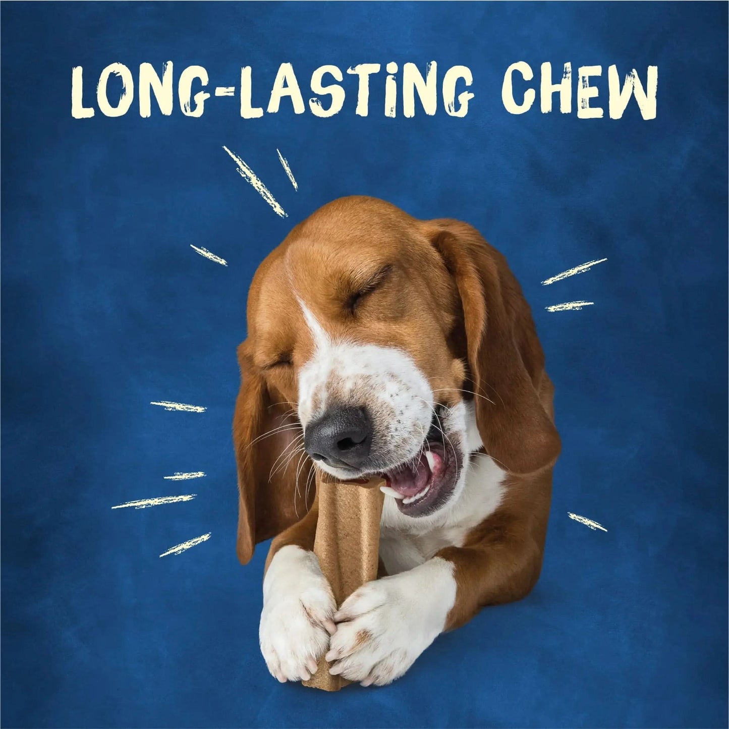 Purina  30-70+ Lbs Dog Treats Original Pork, Long-Lasting Chews, 21 Oz Pouch (6 Count)