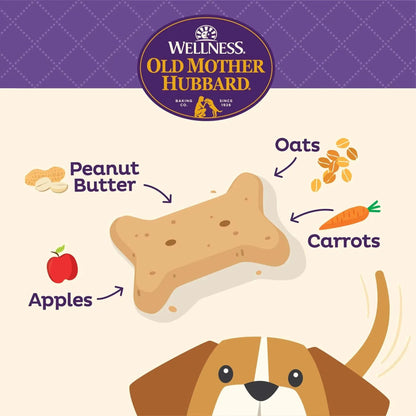 Wellness  Classic P-Nuttier Biscuits Baked Dog Treats, Small, 16 Ounce Bag