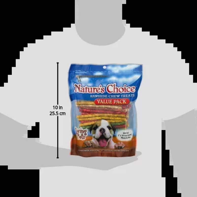 Loving Pets  Rawhide Chew Treats for Dogs, 100.0 PACK