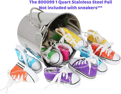 Pack of 12 Mini Sneakers - 3" Long x 1.5" High x 1.25" Wide Parrot Foot Talon Cage Toy for Senegal, Ringneck, Pionus, and Similar Birds