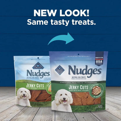 Nudges Jerky Cuts Dog Treats, Chicken, 16-Oz. Bag