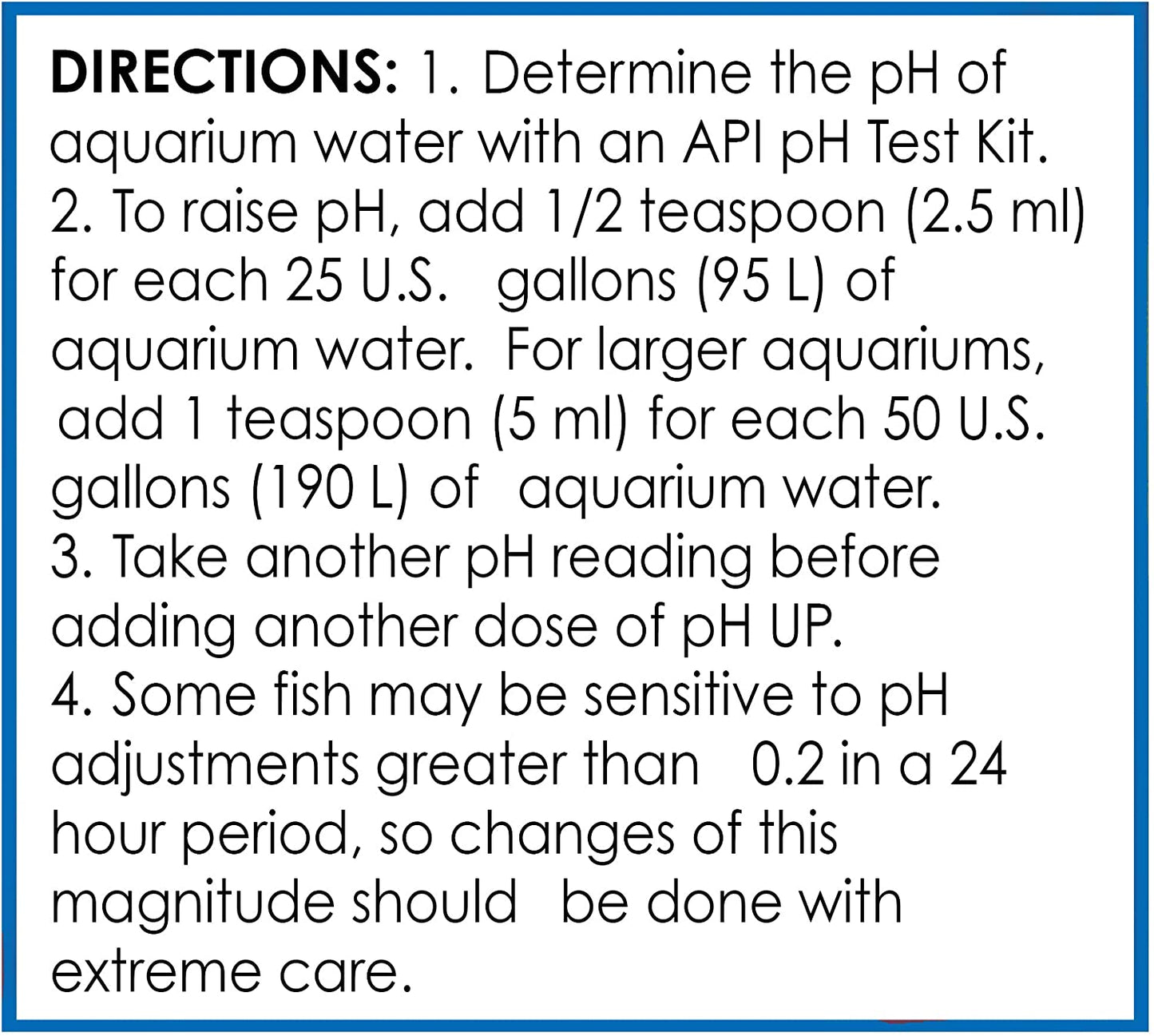 pH Up Freshwater Aquarium pH Raising Solution - 16 oz Bottle